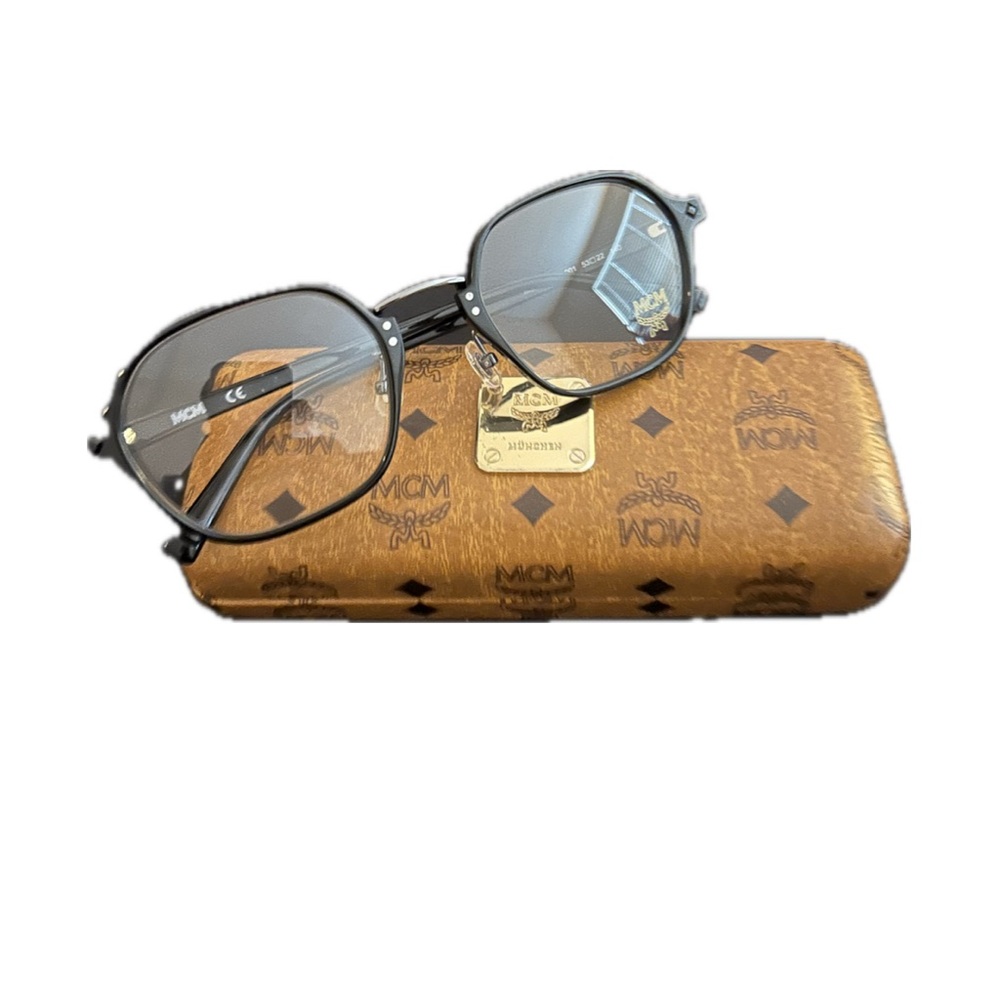 MCM Black Glasses Sleek Modern Accessories